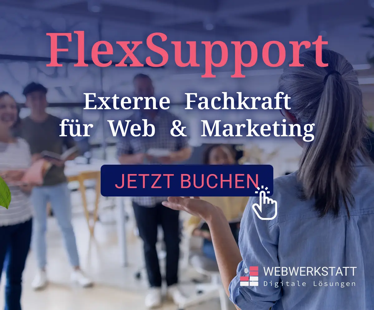 FlexSupport externe Unterstützung für Web und Marketing